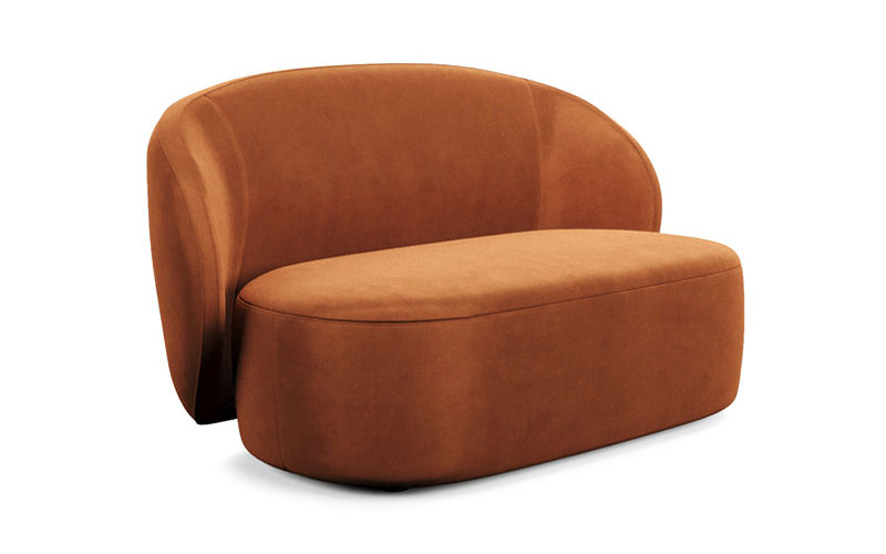 Фото 2 - Диван Guest Loveseat коричневый 