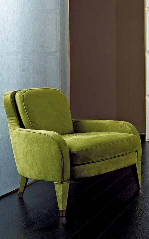 Фото 1 - Кресло Emma зеленое 