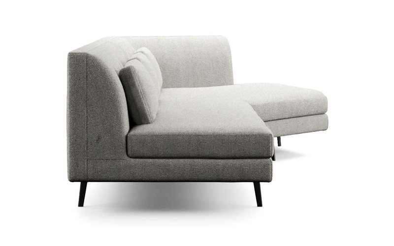 Фото 3 - Секционный диван Warmover Lounge серый 