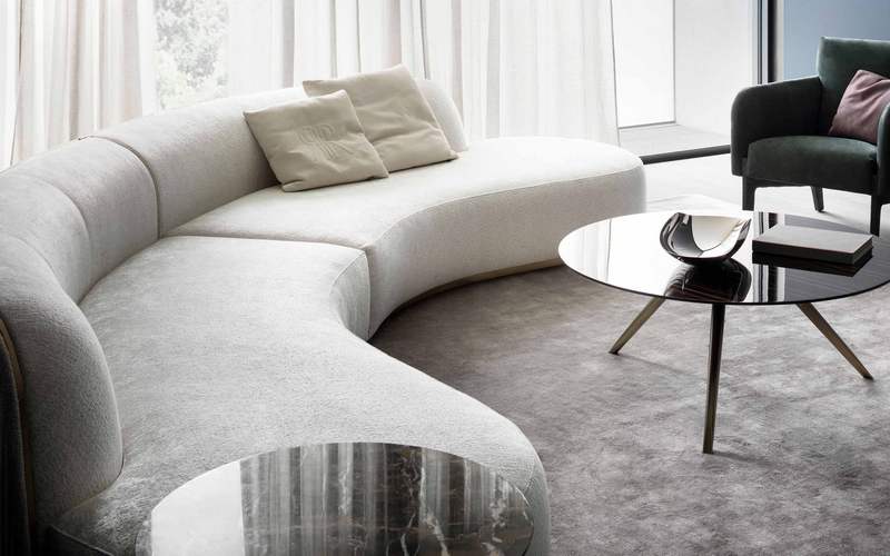 Фото 2 - Секционный диван Pierre серый 