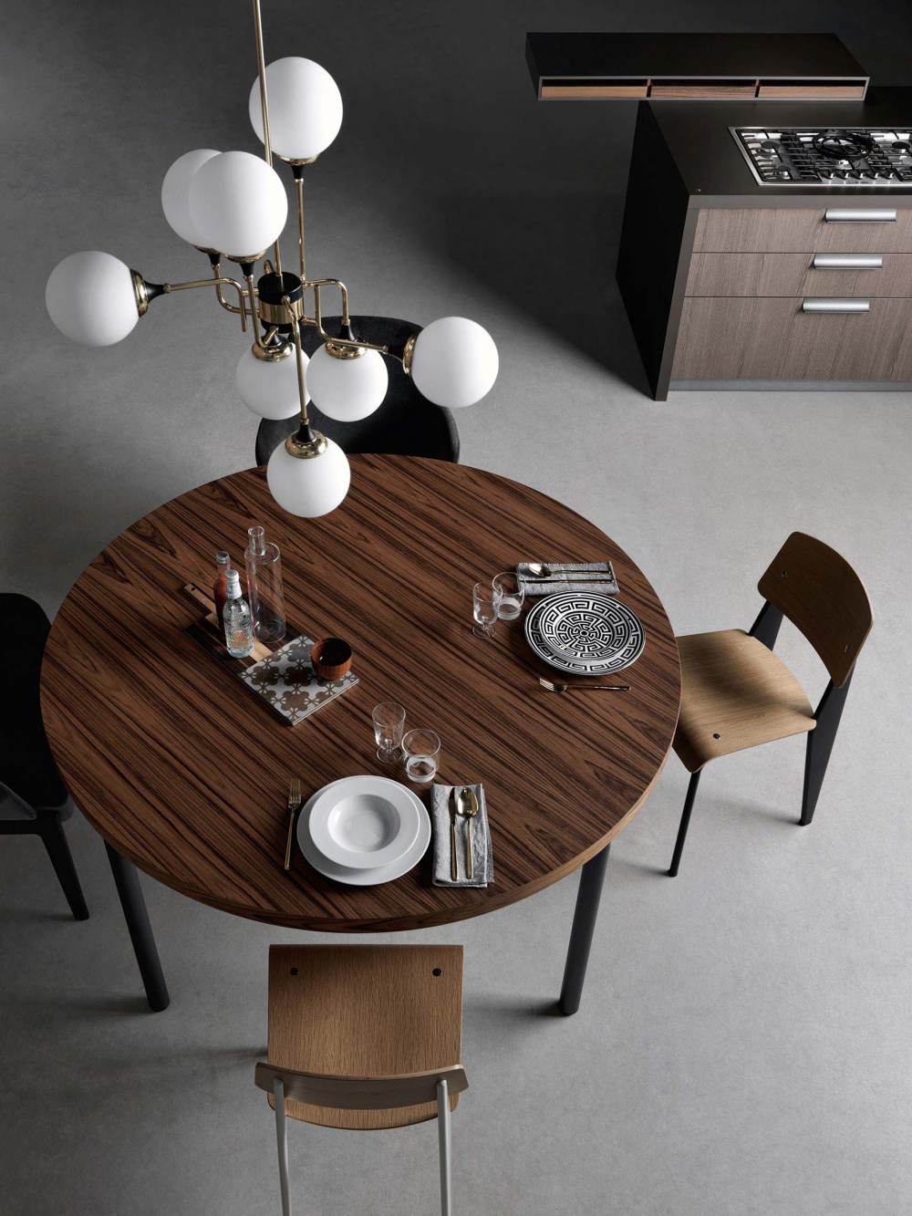 Фото 2 - Обеденный стол Modulor коричневый 