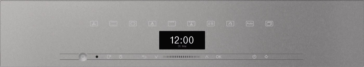 Фото 2 - Духовой шкаф Miele H 7464 BP серый 