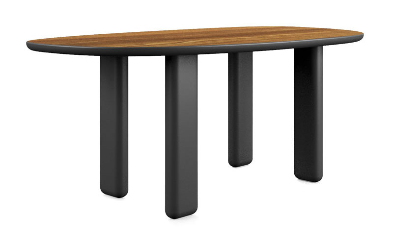 Фото 3 - Обеденный стол Caillou коричневый 