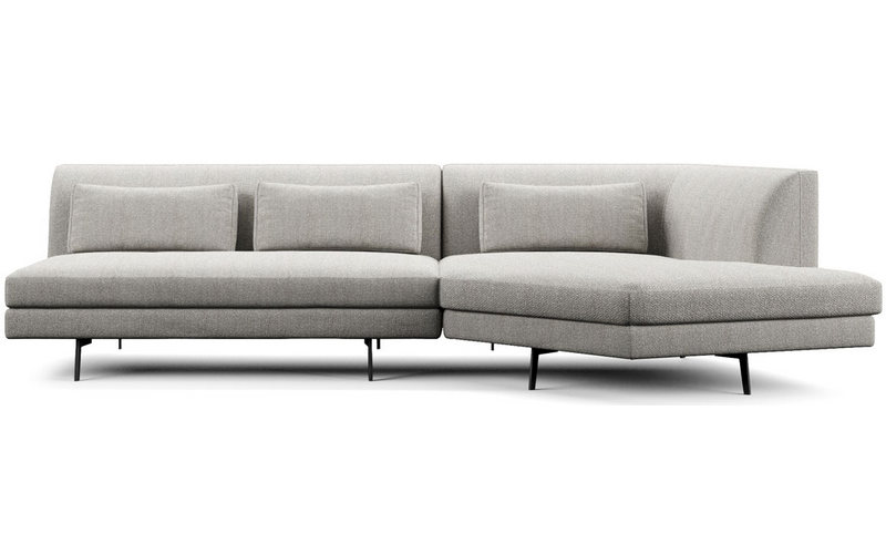 Фото 1 - Секционный диван Warmover Lounge серый 