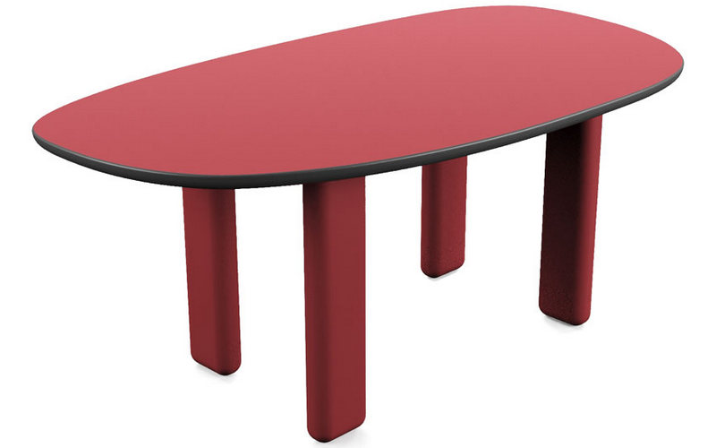 Фото 1 - Обеденный стол Caillou красный 