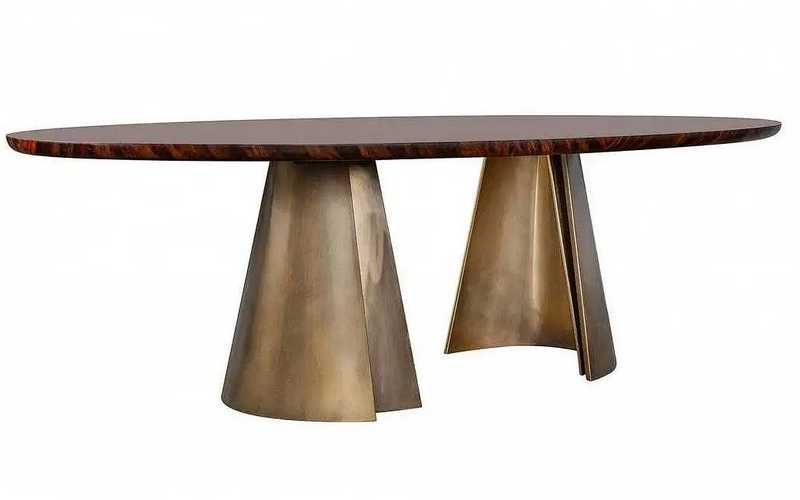 Фото 1 - Обеденный стол Absolute коричневый 