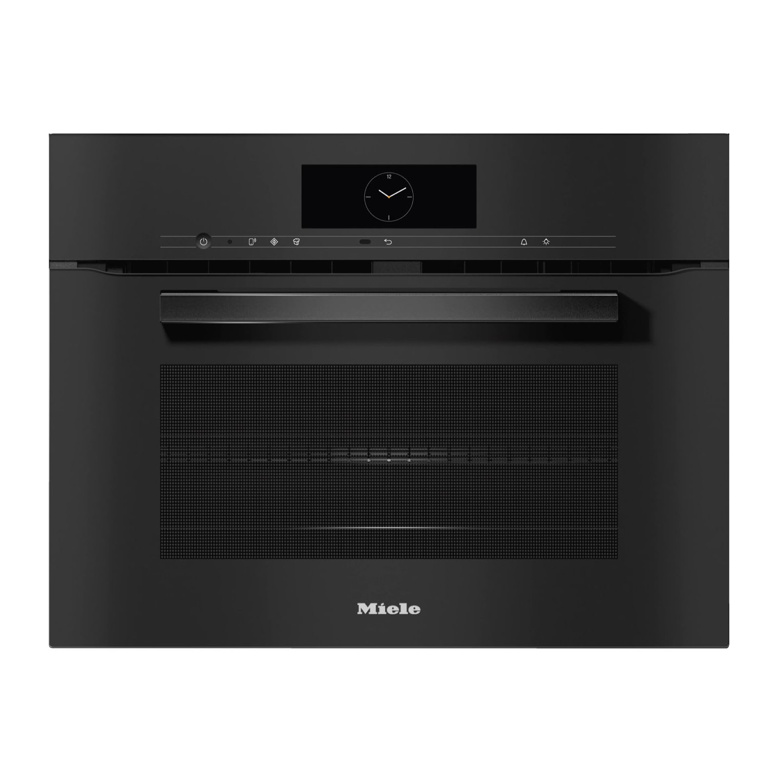 Фото 1 - Духовой шкаф с СВЧ Miele H 7840 BM черный 