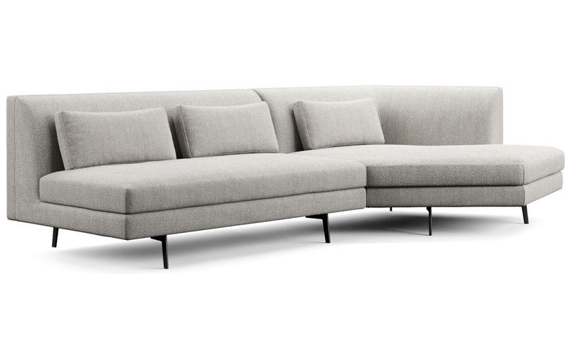 Фото 2 - Секционный диван Warmover Lounge серый 