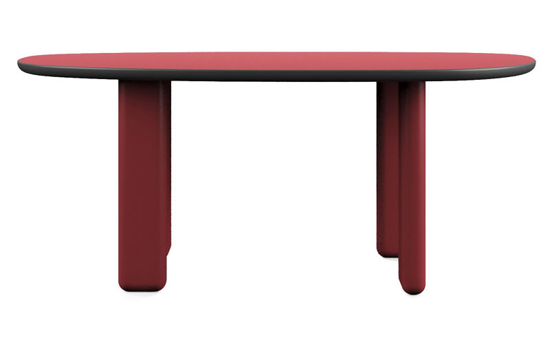 Фото 2 - Обеденный стол Caillou красный 