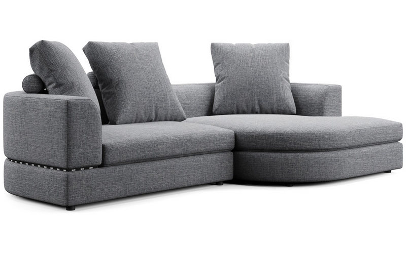 Фото 2 - Секционный диван Pixi серый 