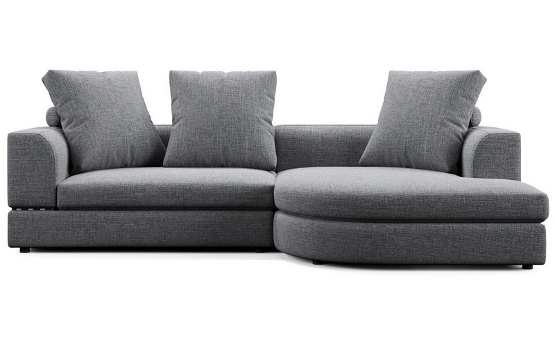 Фото 1 - Секционный диван Pixi серый 