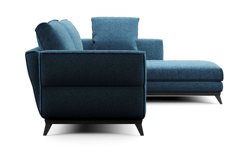 Фото 3 - Секционный диван Perfect Dream синий 