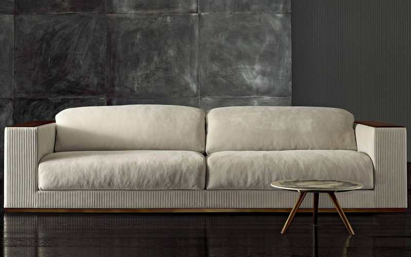 Фото 3 - Секционный диван Vogue белый 