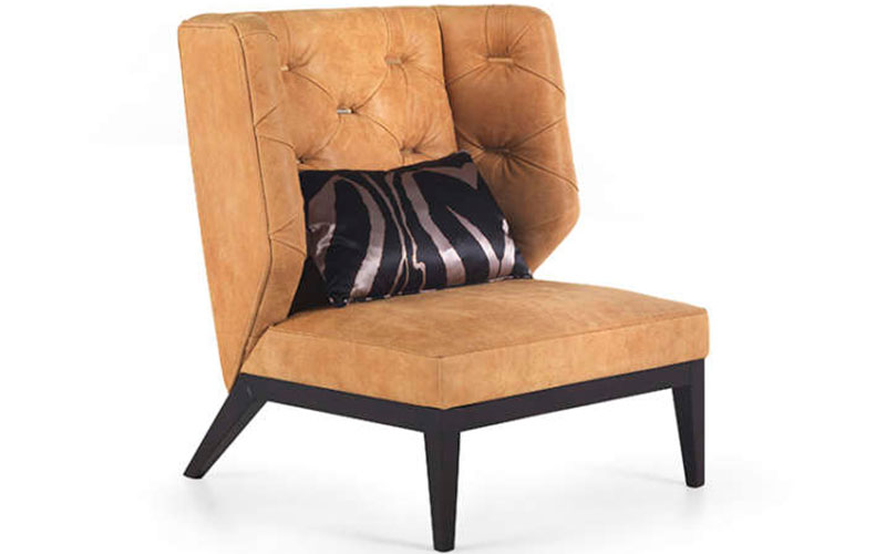 Фото 1 - Кресло Berchet коричневое 
