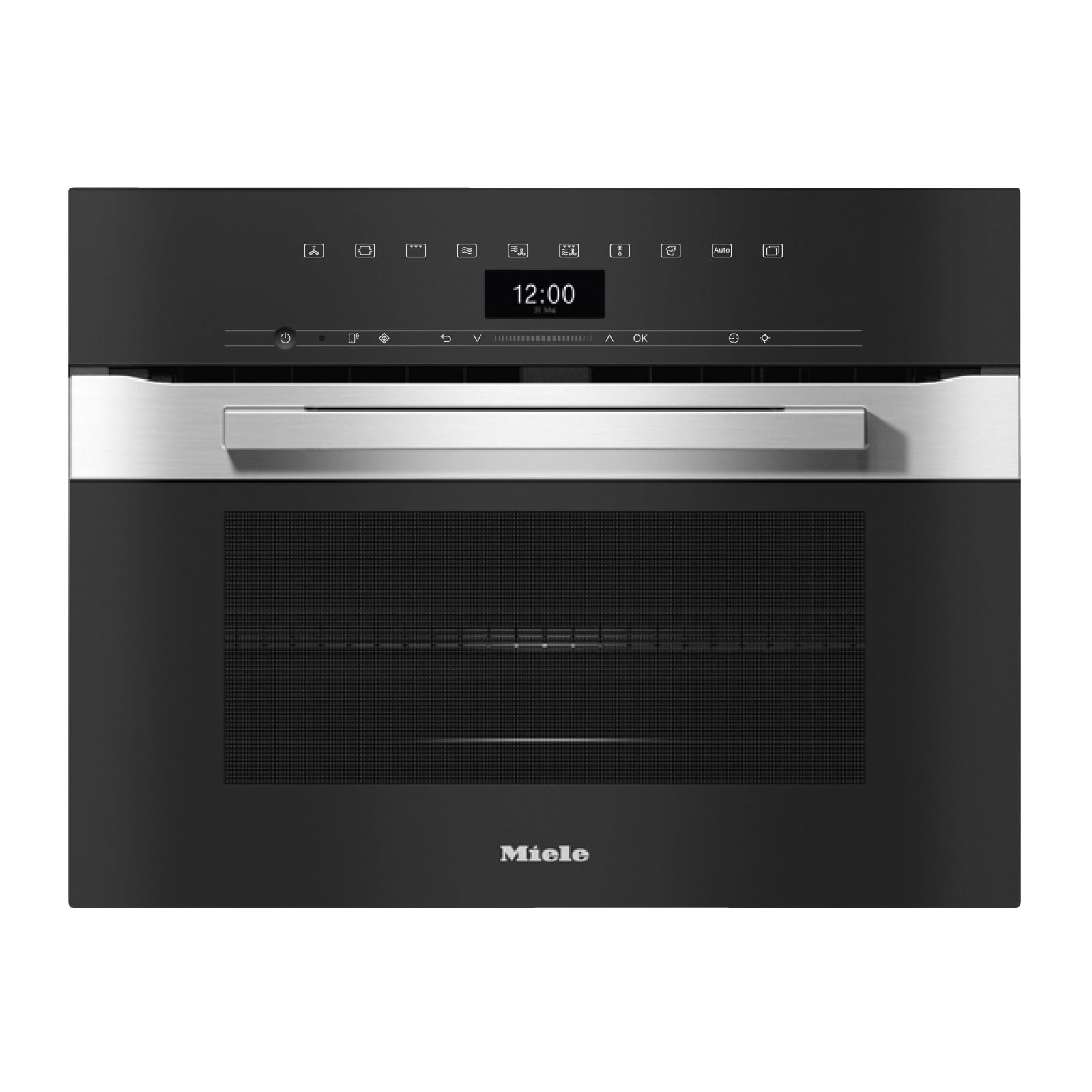 Фото 1 - Духовой шкаф с СВЧ Miele H 7440 BM нерж.сталь 