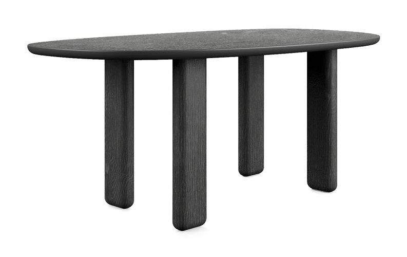 Фото 3 - Обеденный стол Caillou серый 