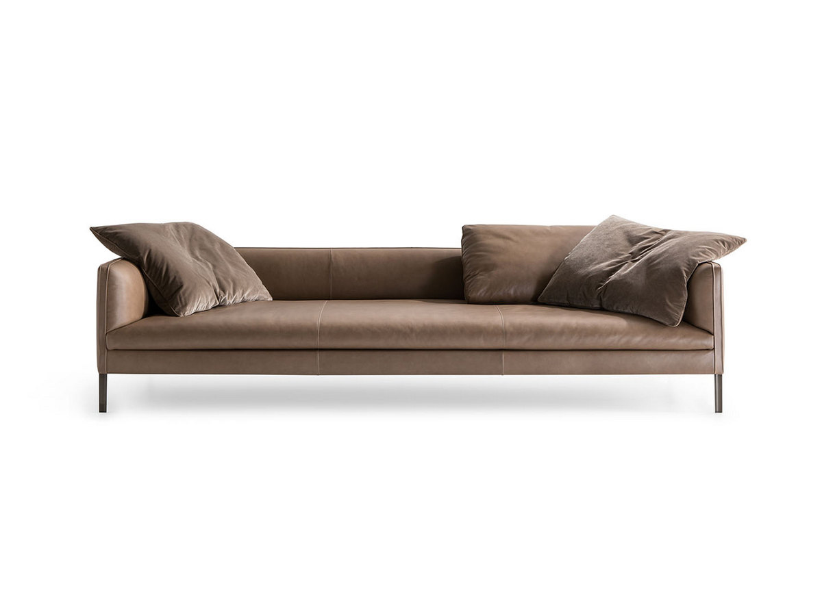 Фото 1 - Секционный диван Paul светло-коричневый 