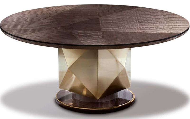 Фото 1 - Обеденный стол Infinity круглый с металлическим основанием 