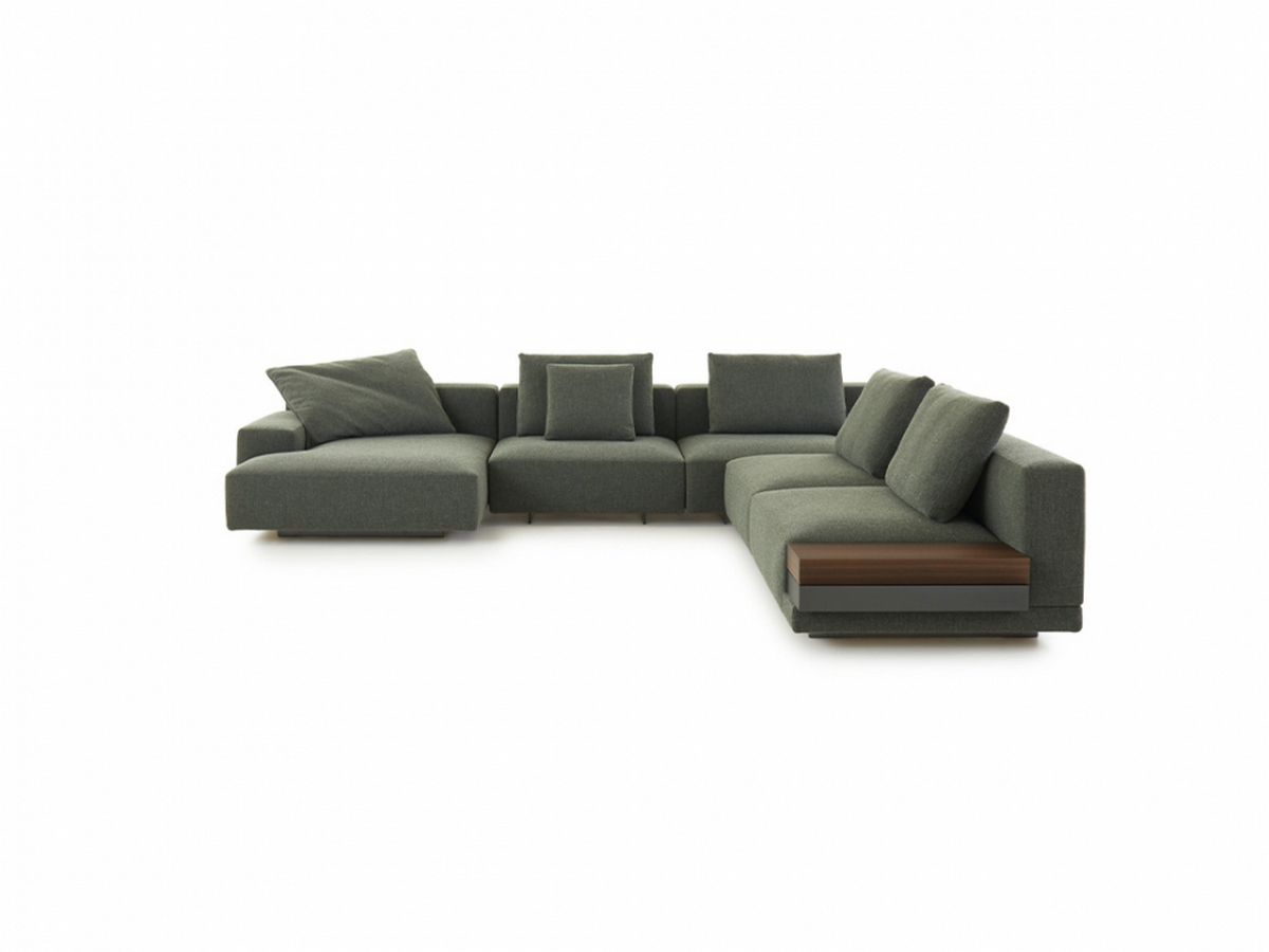 Фото 1 - Секционный диван Marteen зеленый 